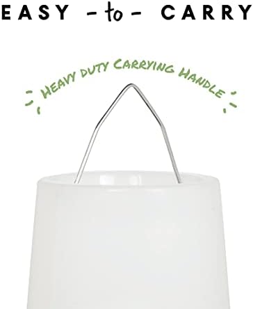 Harris Farms Hanging Poultry Feeder with Twist Lock Base, 10 lb Capacity | Feeds Up to 25 Birds, Hanging Design Helps Reduce Feed Waste