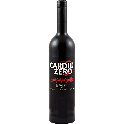 Elivo Cardio Zero Red Dealcoholized 0.0% Non-Alcoholic Red From Spain 750ml, Low Sugar, Low Calories (1 Bottle)