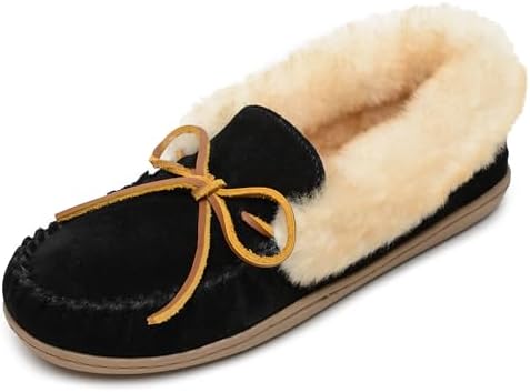Minnetonka Women's Alpine Sheepskin Moccasin Slippers