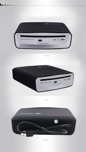 Car External Universal CD Player | USB External Car Slot-Load CD Player Compatible with Android Navigation (Android Version 4.4 and