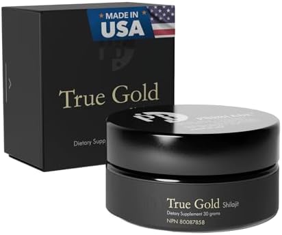 Purblack Pure Shilajit Resin, 85+ Trace Minerals, 60 Servings | Gold-Infused Himalayan Resin for Men&Women | Energy & Immunity Support, Made in USA