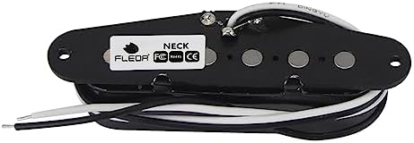 FLEOR Alnico 5 Guitar Pickups - TL Bridge & Neck Pickup (Chrome) for TL Style Guitar