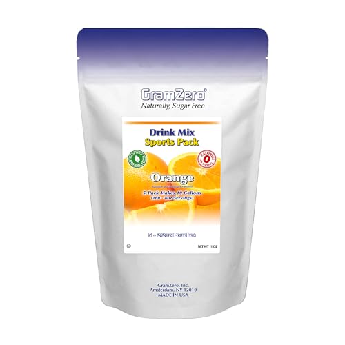 GramZero Grape Sugar Free Drink Mix Sports Pack, Great For Nutrition Club Loaded Teas, Zero Calorie, Stevia Sweetened