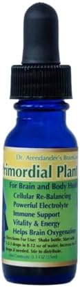 Primordial Plant Mineral Drops 2 fl oz, Fulvic & Humic Electrolyte Complex | Organic, non-GMO liquid trace minerals for energy, detox & cellular health