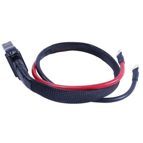 JZGRDN 2Pin Battery Cable Harness Plow Side 21294 8245 with Plug Cover | Compatible with Western Fisher Snow Plows