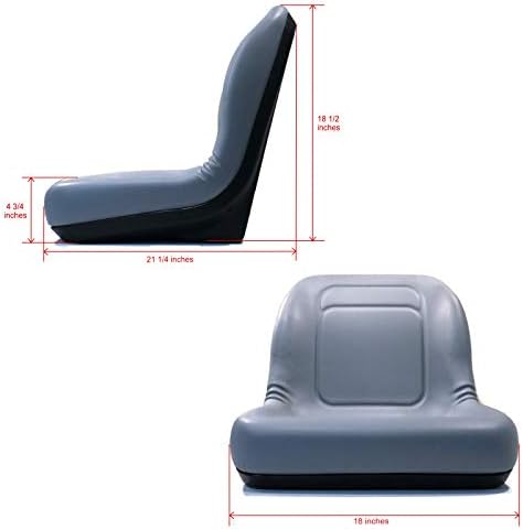High Back Seat for Toro Timecutter SS Mowers | Replaces 99-7281, 106-6672, 112-2923, 119-8829