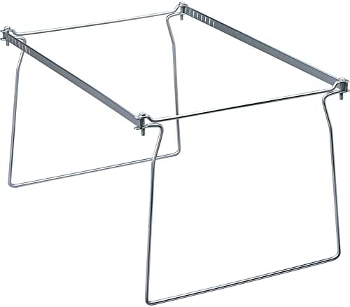 Smead Steel Hanging File Folder Frame, Letter Size, Gray, 2 per Pack (64870)