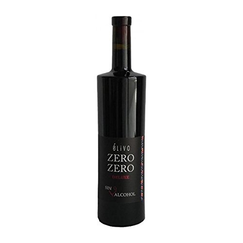Élivo Zero Zero Deluxe Red Dealcoholized 0.0% Non-Alcoholic Red Wine From Spain 750ml, Low Sugar, Low Calories (1 Bottle)