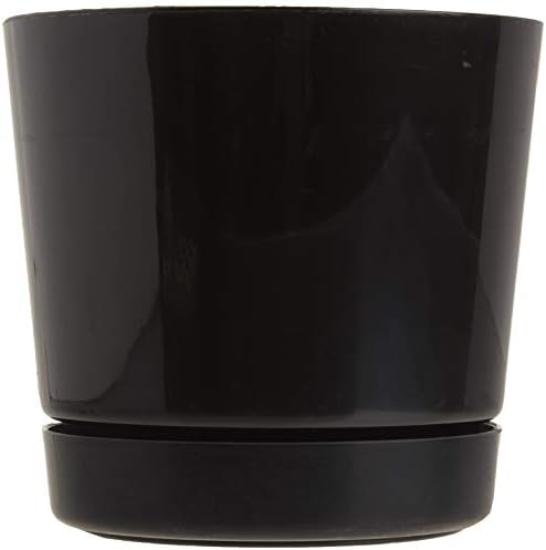 Novelty Majestic Full Depth Round Cylinder Pot, Glossy White, 8-Inch (10082)