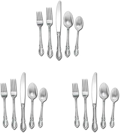 Pfaltzgraff Beckham 20-Piece Stainless Steel Flatware Set, Service for 4