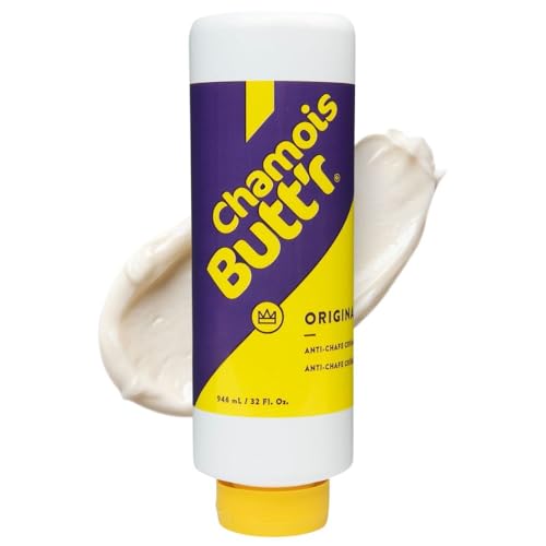 Chamois Butt'r Original Anti-Chafe Cream, 8 oz tube | For Cycling, Running & Active Lifestyles - Helps Prevent & Soothe Chafing, Non-Greasy, Easy Rinse, Skin-Friendly Formula