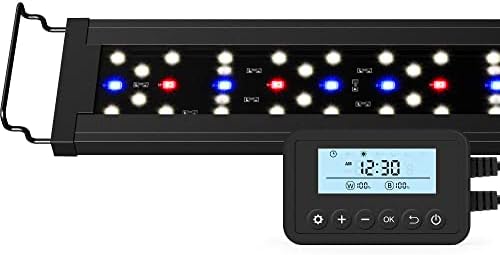 NICREW SkyLED Plus Aquarium Plant Light, Freshwater Fish Tank Light with Ramp Up and Dim Down