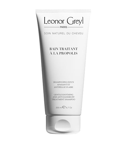 Leonor Greyl Gentle Dandruff Shampoo (Bain Traitant a La Propolis), Propolis & Chamomile Natural Dandruff Shampoo, 6.7 oz. Made In France