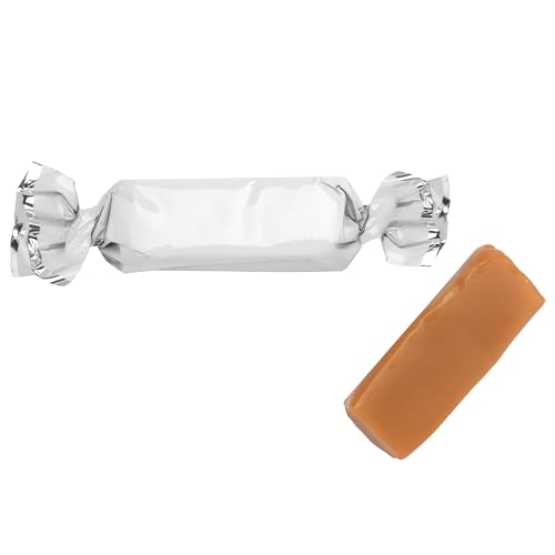 Candy Envy - Individually Wrapped Caramels - White Wrapper - 2 Pound Bulk White Candy
