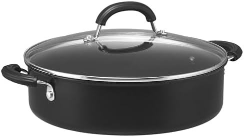 Circulon - Total - Saute Pan with Lid 28cm - Durable Non Stick - Hard Anodised - Induction - Oven and Dishwasher Safe - Lifetime Guarantee