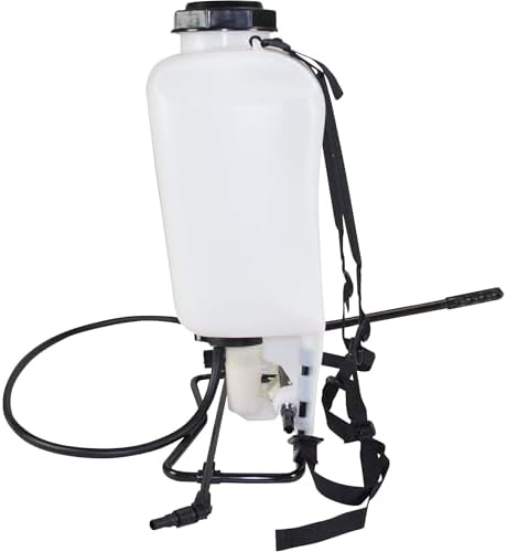 Chapin 60100 4 Gallon Backpack Sprayer for Lawn and Garden, Translucent