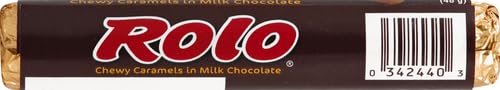 ROLO Rich Chocolate Caramels Candy Rolls, 1.7 oz (36 Count)