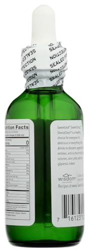 Wisdom Natural SweetLeaf Stevia Clear Liquid -- 2 fl oz (1 Bottle)