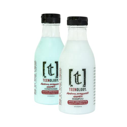 Teenology Shampoo & Conditioner Bundle – Avoid Acne Breakouts