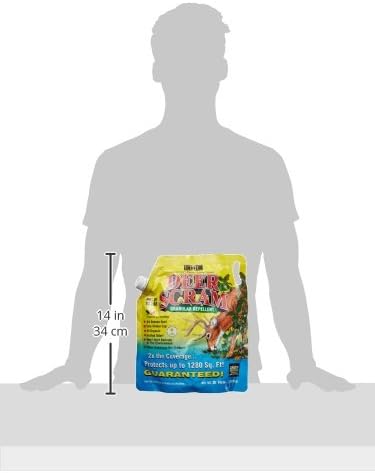 Deer Scram All Natural Granular Repellent - All-Natural, Animal, People and Pet Safe Granule Repellents (2.5 lb Shaker)