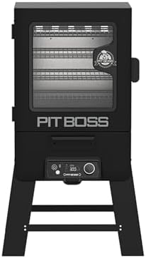 Pit Boss 3-Series WiFi & Bluetooth Digital Vertical Smoker with LCD Digital Controller and Wood Chip Tray, 880-Sq. In. 4-Rack Cooking Space