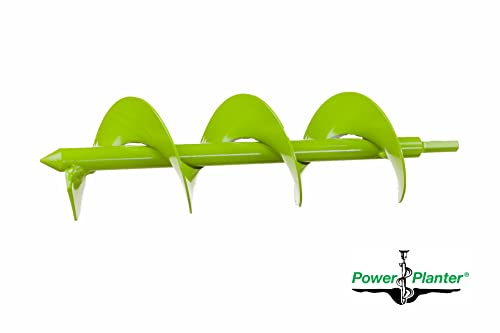 Power Planter DIY Guru Garden Auger- 3"x12" Drill Bit Hole Digger for Post Diggers, Digging Holes- Bulb Planter Tool- Auger Drill for Planting- Garden Digging Tool- 3/8" Non-Slip Hex Drive