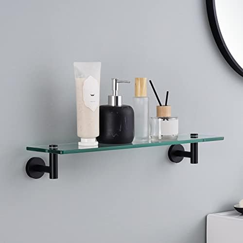 KES Glass Shelf for Bathroom, 20-Inch, 3 Pack, Brushed Finish