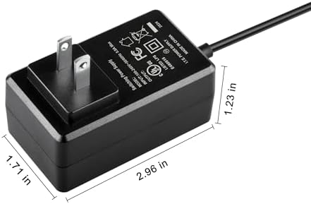 5ft UL 12V 2A-3A AC Adapter Charger for Pioneer TSP-16 Toraiz SP-16 Studio Grade Sampler Power with Extension 6ft Connectcor Plug Cable Mains
