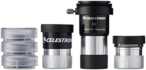 Celestron AstroMaster 130EQ Newtonian Telescope - Fully-Coated Glass Optics - Bonus Astronomy Software & Accessory Kit