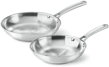 Calphalon Classic Stainless Steel Cookware, Fry Pan, 2-piece