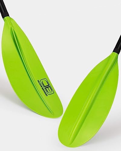 OCEANBROAD Kayak Paddle 86in/218cm, 90.5in/230cm, 95in/241cm Alloy Shaft Kayaking Boating Canoeing Oar with Paddle Leash