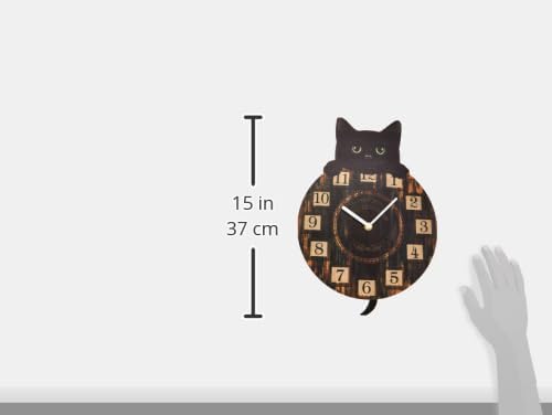 Nemesis Now Kitten Tickin' Clock 25cm Brown
