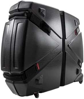 B&W Bike Guard Curv Hard Shell Bike Case - Curv Material 12x Stronger Than ABS - Road, Triathlon, Mountain Bikes up to 29 Inch - 24 lb - TSA Approved