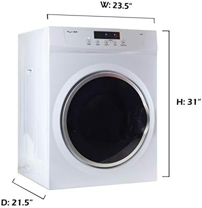 Equator ED860 Compact 3.5cu.ft. Dryer-Sensor Dry/Refresh function