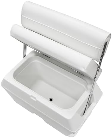 Wise 8WD159-784 Swingback Cooler Seat, 50-Quart, Cuddy Brite White