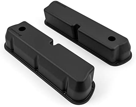 Speedmaster 1-314-004-03 Compatible with Ford SB 289 302 351 Windsor Aluminum Valve Covers [Black]
