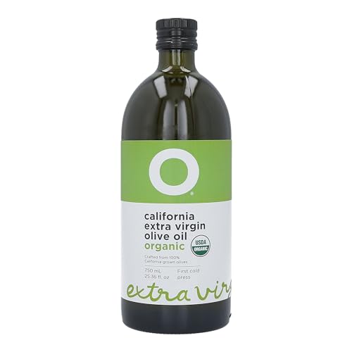 O Olive California Organic Extra Virgin Olive Oil Glass Bottle 8.5 Fl Oz