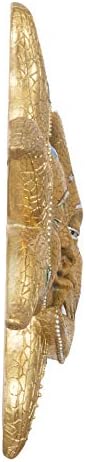 George S. Chen Imports Polyresin Orange Mosaic Face Sun with Yellow Mosaic Moon, 13", Multicolor (SS-G-63046)