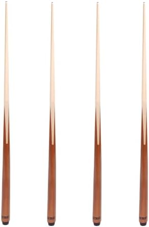 GSE 36"/42"/48"/52"/58" 1-Piece Canadian Maple Shorty Pool Cue Sticks | Solid Hardwood, Billiard House Bar Pool Cue Sticks for Beginners, Small Limited Tight Space Use