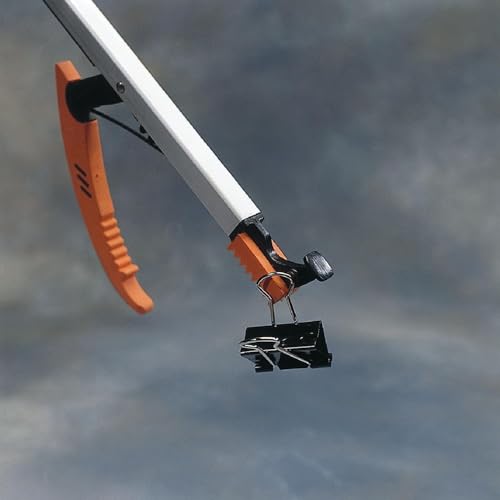 Sammons Preston Easireach II Reacher, 15" Magnetic Grabber Tool for Seniors | Lightweight grabber reacher tool with magnetic tip, ergonomic grip and claw jaw, a reaching aid for seniors