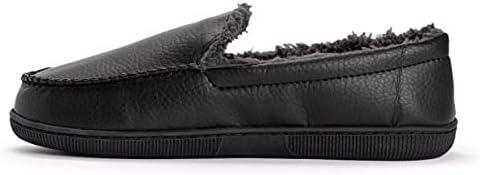 Muk Luks Men's Moccasin-Black Slip-On Loafer
