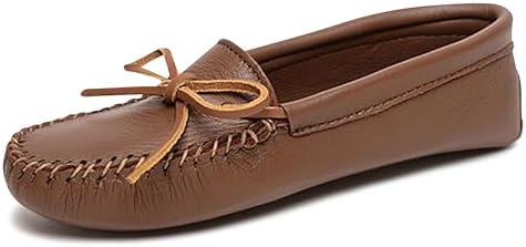 Minnetonka Women's Double Deerskin Softsole Moccasin