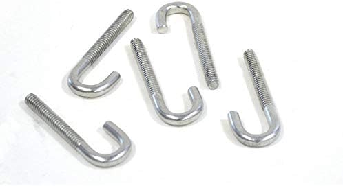 WARN 36682 Powersports ATV Replacement J-Bolt Kit for Standard Plow Systems, Pack of 5 , Black