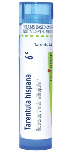 Boiron Tarentula Hispana 6C for Apprehension with Agitation - 80 Pellets | Single-medicine homeopathic pellets for Apprehension with Agitation.