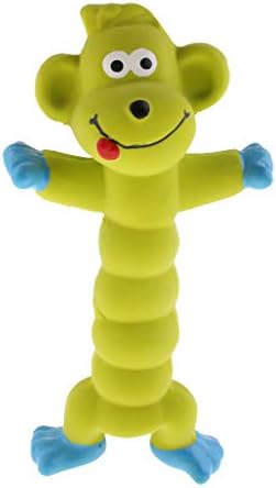Baosity Monkey Shaped Rubber Squeaky Chew Play Squeak Gift