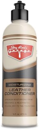 Jay Leno's Garage Leather Cleaner – Deep-Cleaning Leather Seat Cleaner for Car Interior, pH-Balanced Car Refresher That Gently Cleans, Lifts Grime, Refurbish and Restores All Leather Surfaces (16 oz)