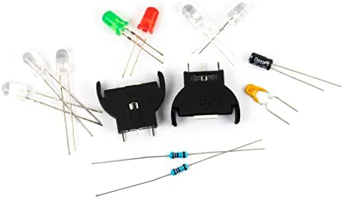 PCB Repair kit for SEGA Dreamcast Controller Ports, Battery Holder, Fuse Capacitor, Resistor, Capacitor (Battery Holder 2pcs)