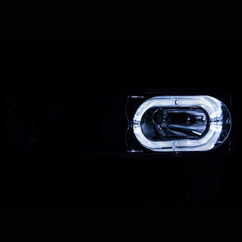 Anzo USA 111006 Chevrolet Crystal with Halo Clear Headlight Assembly - (Sold in Pairs)