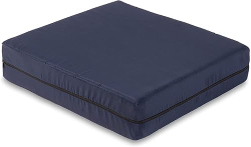 DMI Seat and Chair Cushion for Office Chairs, Wheelchairs, Scooters, Kitchen Chairs or Car Seats, FSA HSA Eligible, for Support and Height while Reducing Stress on Back, Tailbone or Sciatica