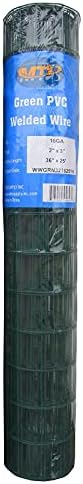16GA Galvanized 48in x 50ft-3in x 2in Welded Wire Mesh Garden Economy Fence